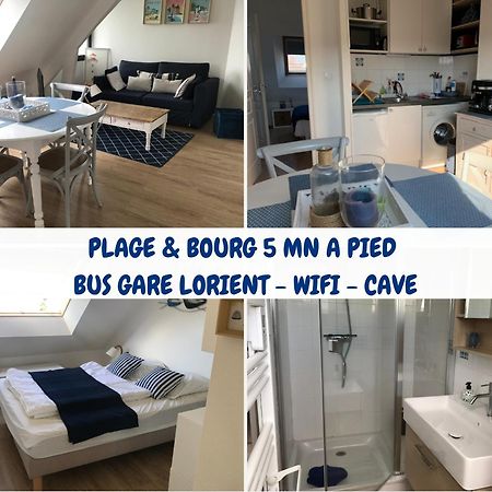 Ferienwohnung Tout A Pied ! T2 25M2 - Parking Prive - Wifi Larmor-Plage Exterior foto